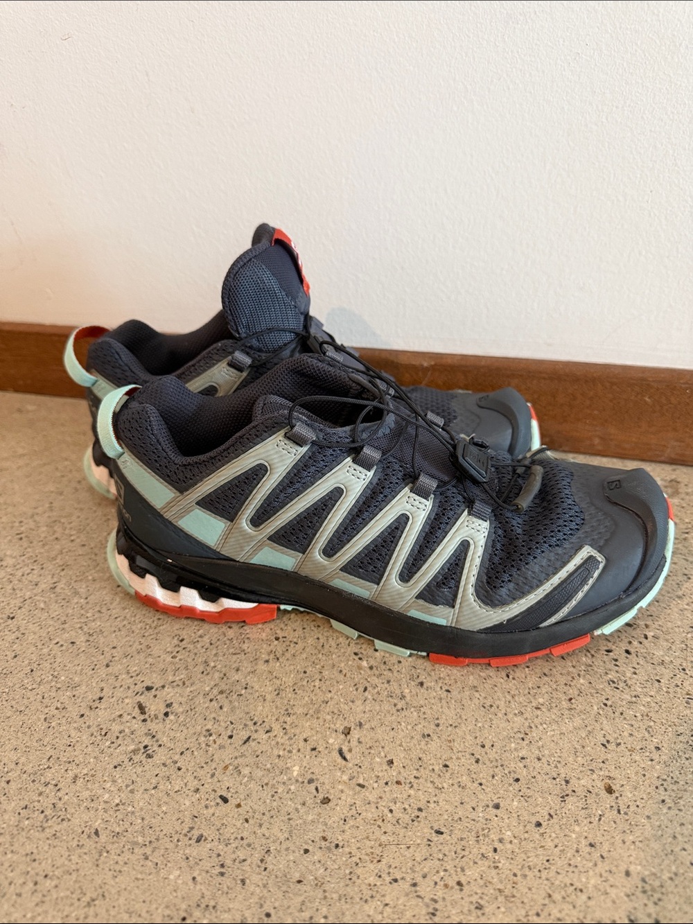 Salomon XA Pro 3D Trail Running Shoes Blue/Teal Womens Size 6.5